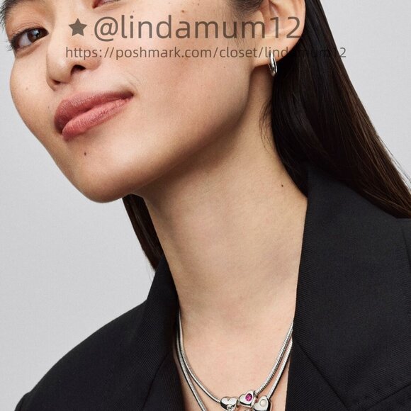 Pandora Engravable Clear Stone Heart Charm - Picture 6 of 6